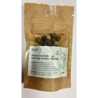 Žolelių rutuliukai su karčiuoju kiečiu PELYNU