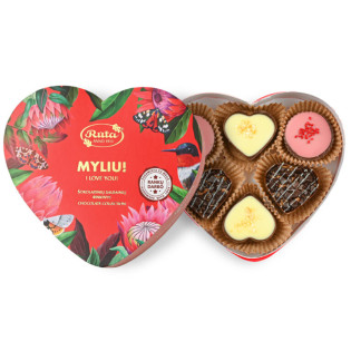 Šokoladinių saldainių rinkinys „Myliu!“