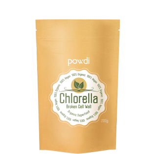 Ekologiška Chlorella (milteliai)