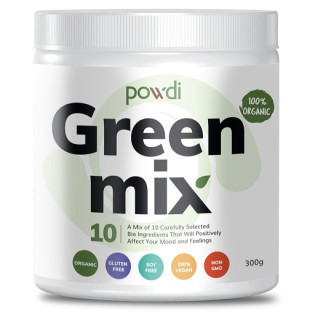 Ekologiškas supermaisto mišinys „Powdi Green Mix“