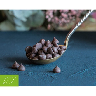 Ekologiški juodojo šokolado (70 %) lašeliai