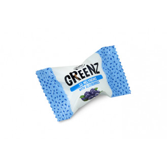 Saldainiai „Greenz“ su mėlynėmis