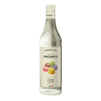 Orsa Drinks Macaron – macarons sausainių skonio sirupas, 0,75 l